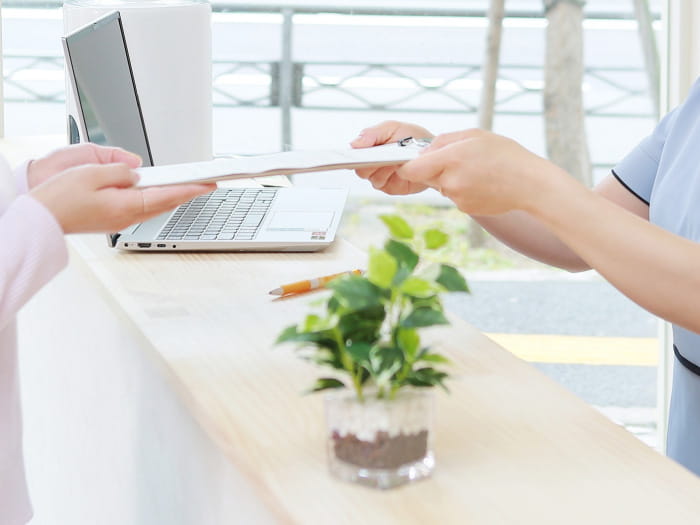 事前登録の用紙のイメージ